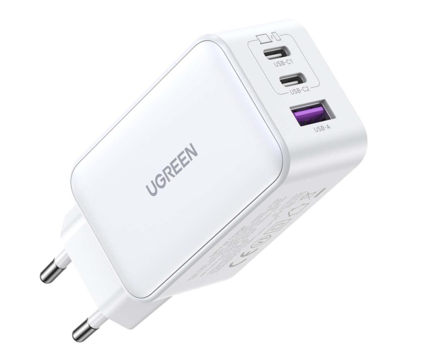 UGREEN Nexode, 2xUSB-C, USB-A 3.0, PD3.0, QC4.0, GaN, 65W - 1208611 - zdjęcie